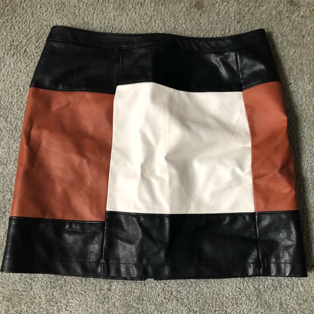Leather mini